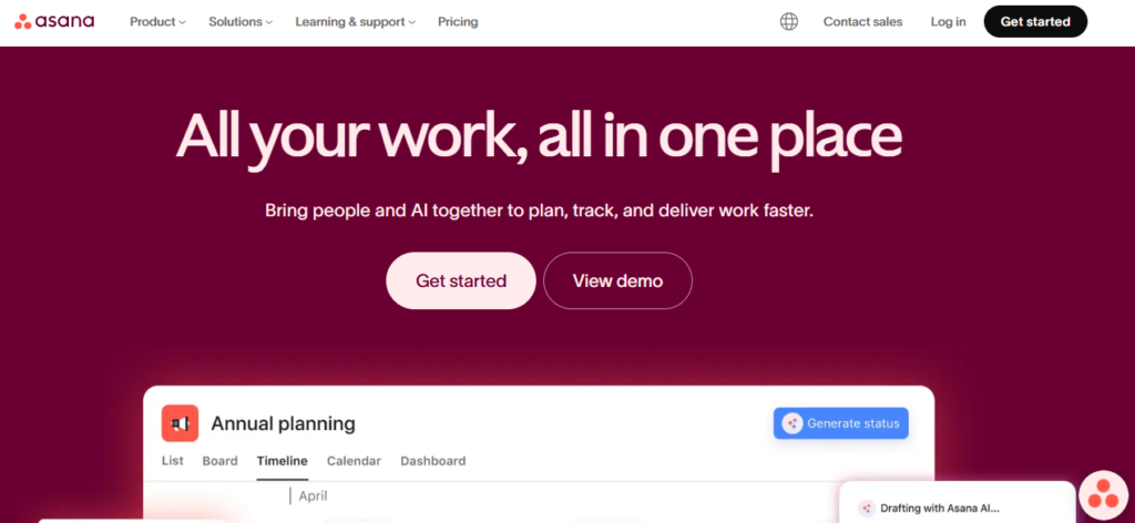 kenya marketing tool-stack - Asana