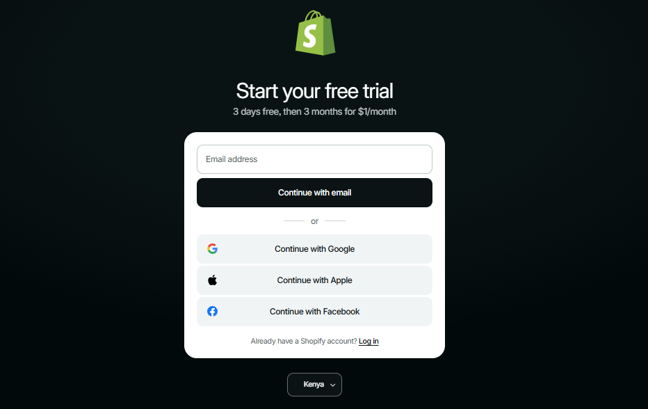 kenya marketing tool-stack - Shopify